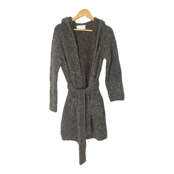 Fabianna Filippi Chunky Hooded Wool Cardigan - Picture 1 of 12
